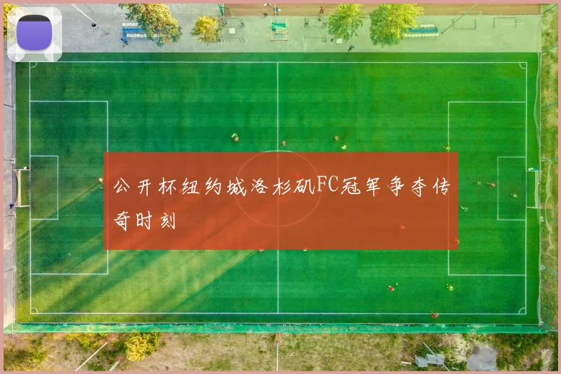 公开杯纽约城洛杉矶FC冠军争夺传奇时刻